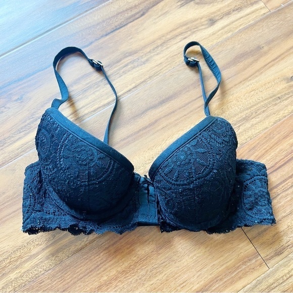 aerie Other - Aerie Black Lace Padded Bra